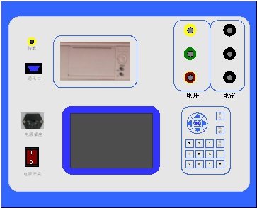變壓器短路阻抗測試儀廠家面板背板