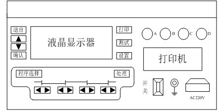 變壓器有載開關(guān)測(cè)試儀廠家面板