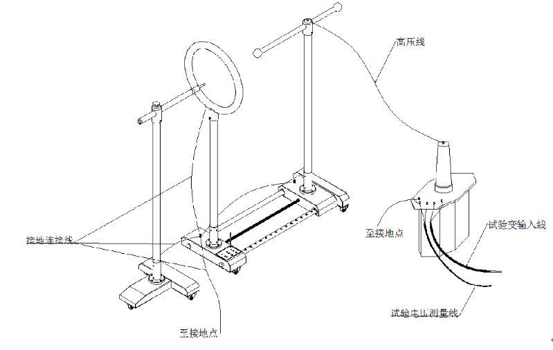 安全工器具檢測設(shè)備驗電器接線圖